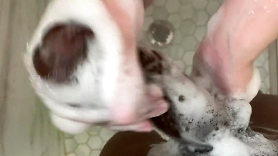 18 Year Old Stepsister Shares Shower With Her Older Stepbrother ! WOW Your Cock Is So Fucking Big WTF It’s The Size Of My Forearm!! And You Want Me To Put That In My Butt