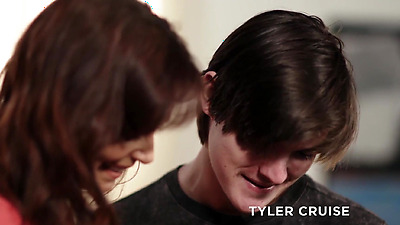 Redhead mature stepmother Syren De Mer seducing her big cocked stepson