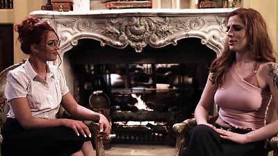 Big Tits Redhead Therapist Seduces A Glasses Teen To Orgasm & Turns Her Into A Lesbian Whore - Full Movie On FreeTaboo.Net