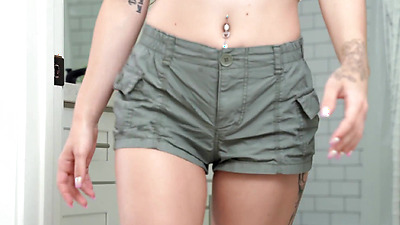 Big booty masturbating teen stepsister wants her stepbros big cock