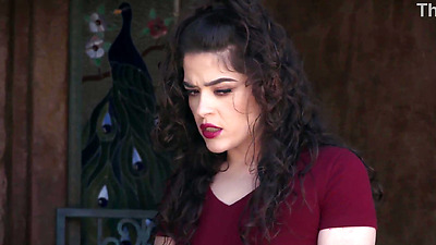 Big arse Latina MILF gets rid of a stalker by letting him fuck her