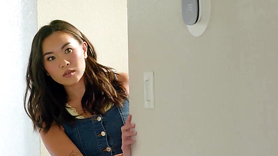 Lesbian teen sharing her big tits stepmom with best friends