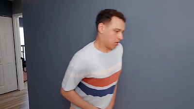 Roommate Johnny Creams Cassie’s Butt in Wild Fuck!