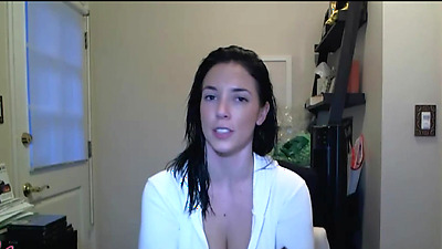 It's Just Jelena Jensen Dildo Banging Her Hairy Neat Pussy!