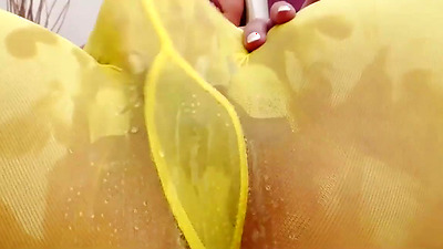 Hot blonde Gypsy Rose squirts on Mick Blue's shaft!