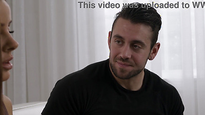 Angry big arse Latina finds out her hubby is gay and fucks his BF