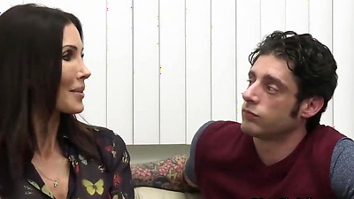 Shaft milking therapy with busty milf bombshells