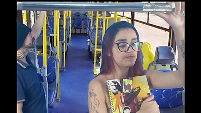 Student <censored> by stranger on public bus!