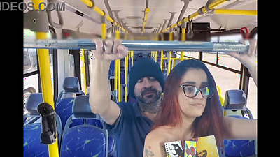 Student <censored> by stranger on public bus!