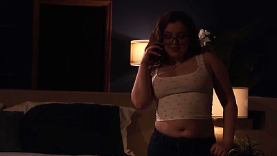 Lustful sex with horny big tits teen Leana Lovings and big butt chick enjoyed roleplay