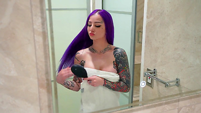 Kinky teen stepsister with big tits Valerica Steele fucks big shaft stepbro