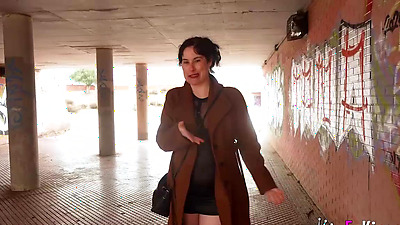 Emmita Smile and her HUGE BOOBS wants to seduce a young guy