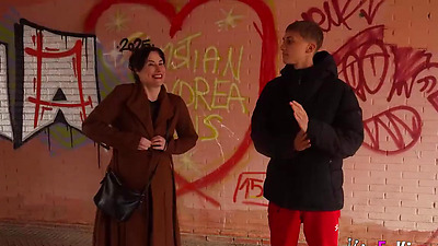 Emmita Smile and her HUGE BOOBS wants to seduce a young guy