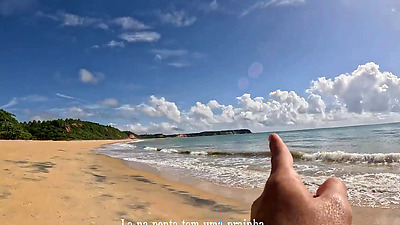 We went to a deserted beach and took advantage of it to have some hot sex.
