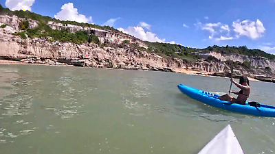 We went to a deserted beach and took advantage of it to have some hot sex.