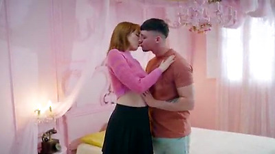 Big tits tall redhead Lilly Mays banged