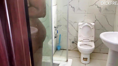 hot quickie with oga boss wife in the bathtub. Please subscribe to Red/Sheer