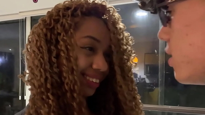 Hot skinny chick fucks horny porn star