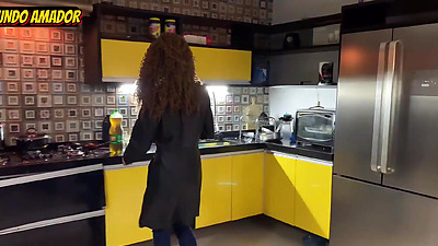 Hot skinny chick fucks horny porn star