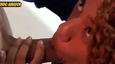 Hot skinny chick fucks horny porn star