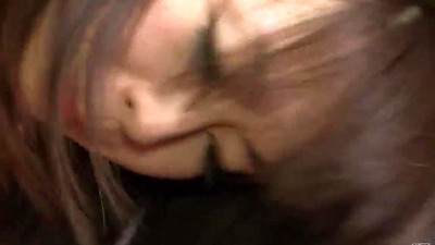 Nozomi Hazuki, a super-fucking-hot asian woman, gives 2 dudes an never-to-be-forgotten oral job and three-way experience.