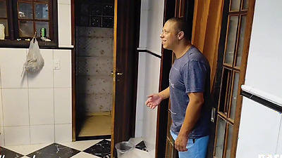 I ate my hot, big-assed maid's booty