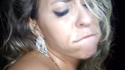 The rock fucks bareback horny Milf at the pool of the resort preview