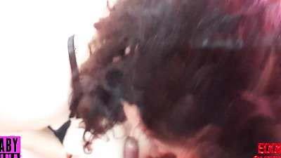 My stepsister lets me suck her big tits and gives me a titjob until I cum in her mouth Ft Eddie Queens