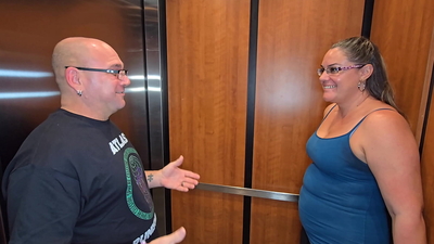 Becky Tailor fucks her biggest fan - Going down?