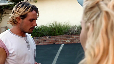 Beautiful MILF need some help with her car and with her tremlbling mature pussy as well