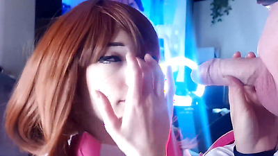 Ochaco Uraraka gets her big booty pounded and covered in oil TRAILER