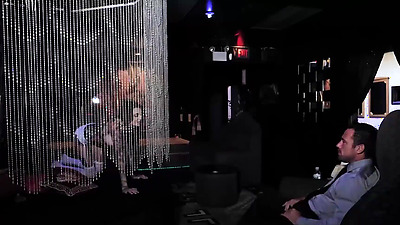 Long legged stripper fucks her VIP client and she is probably not cheap judging by her looks