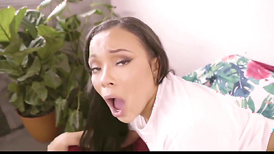 Stepbrother fucking stepsister Adriana Maya as a send off