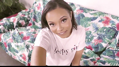 Stepbrother fucking stepsister Adriana Maya as a send off