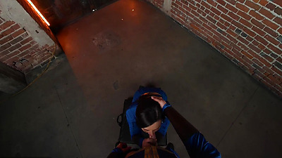 VR Conk: Horny Brunette Lucy Sucks And Fucks Anally In Fallout Cosplay Parody pt.1