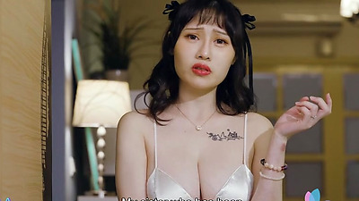 Taiwanese Chick Xiao Ye Ye Gets Dicked Doggystyle By Her Stepbro