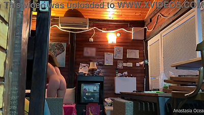 I met delivery guy naked. He asked me to touch my boobs and i let him do it.