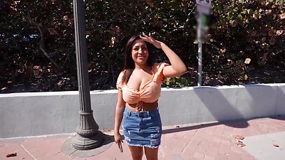 Funsized Megan's Wild Ride: From Street to Steamy Encounter