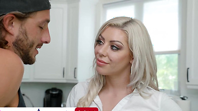 Tattooed Bombshell Karma Rx Fucks Her Friend's Ex In The Bathroom