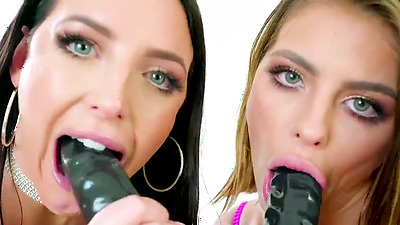 Super Sloppy Blowjob With Angela White And Adriana Chechik