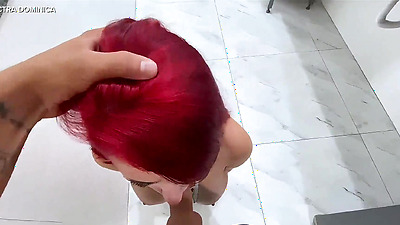 I hired this maid, she is very naughty, she waited for my wife to leave