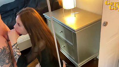 Step Sister Fucks Big Shaft Before Her Date With Boyfriend