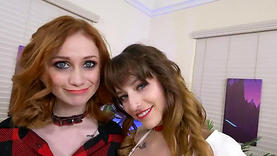Petite Submissive Girls Having 3way With A Hung Dude - Lana Smalls And Scarlet Skies