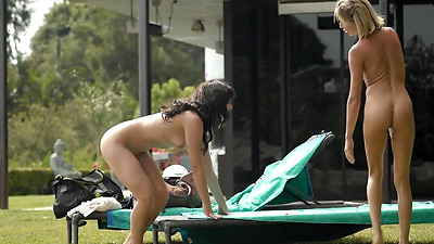 Freshly Divorced Aiden Ashley Having Lesbian Sex With Swimming Instructor Whitney Wright