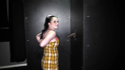 Hot Emma Gloryhole Blowjob And Cumswallow - Petite Deepthroat