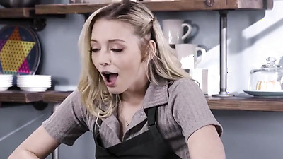 PURE TABOO 18yo Waitress Lily Larimar And Her Boyfriend Fucking In A Bar