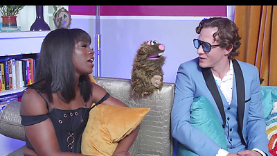 Ana Foxx gets fucked hard by Tommy Pistol during interview