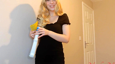 Accidently Falls on my Shaft while Cleaning my Room