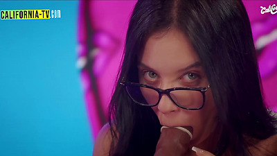 Clara Wellen Teaches Her Friend Wine Flame How To Put A Condom On A Penis With Her Mouth And, As A Reward, Fucks Her Pussy!