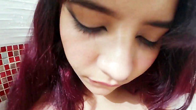 Passionate morning sex with my horny stepsister SPANISH PORN